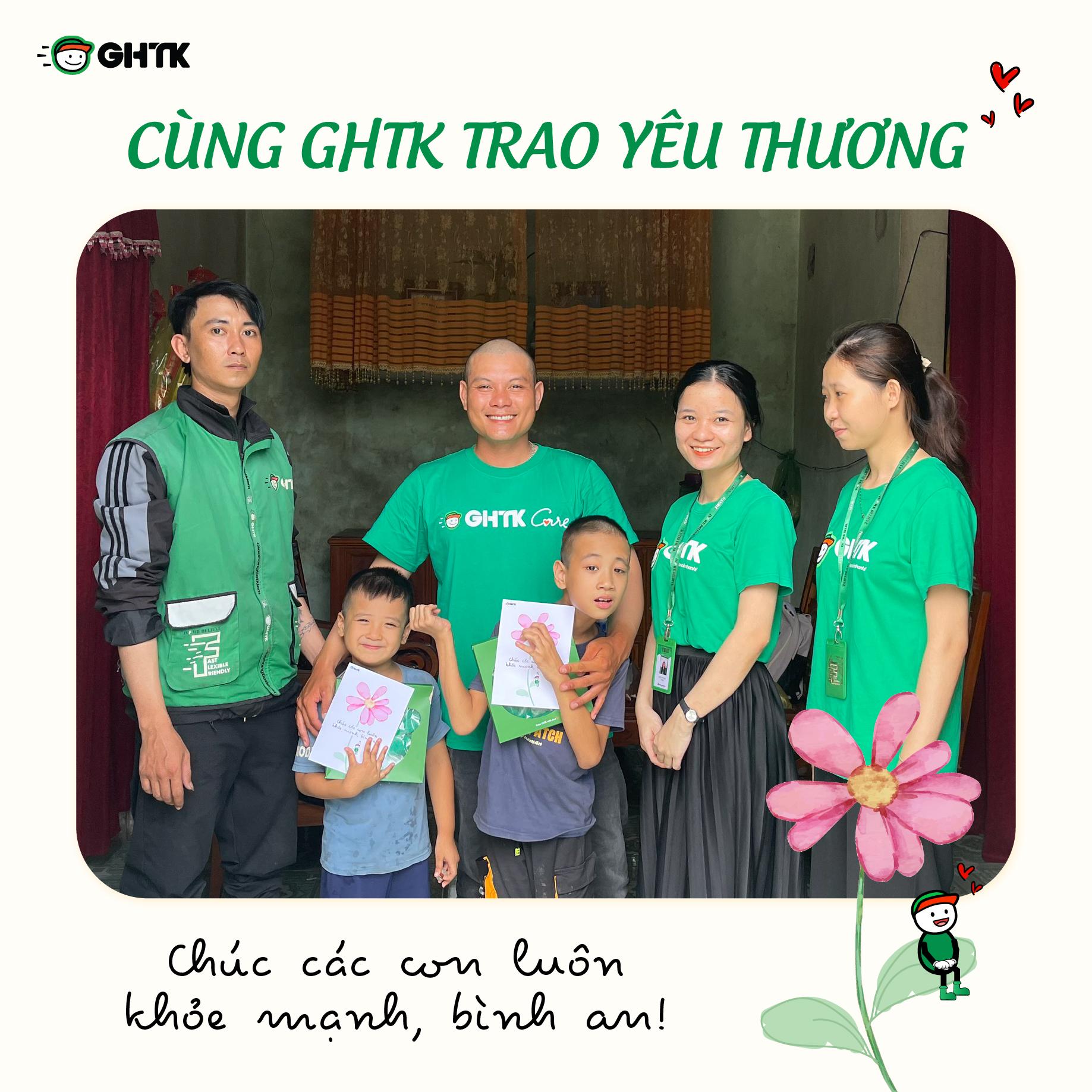 GHTK trao yêu thương, tiếp động lực tới các bé kiên cường