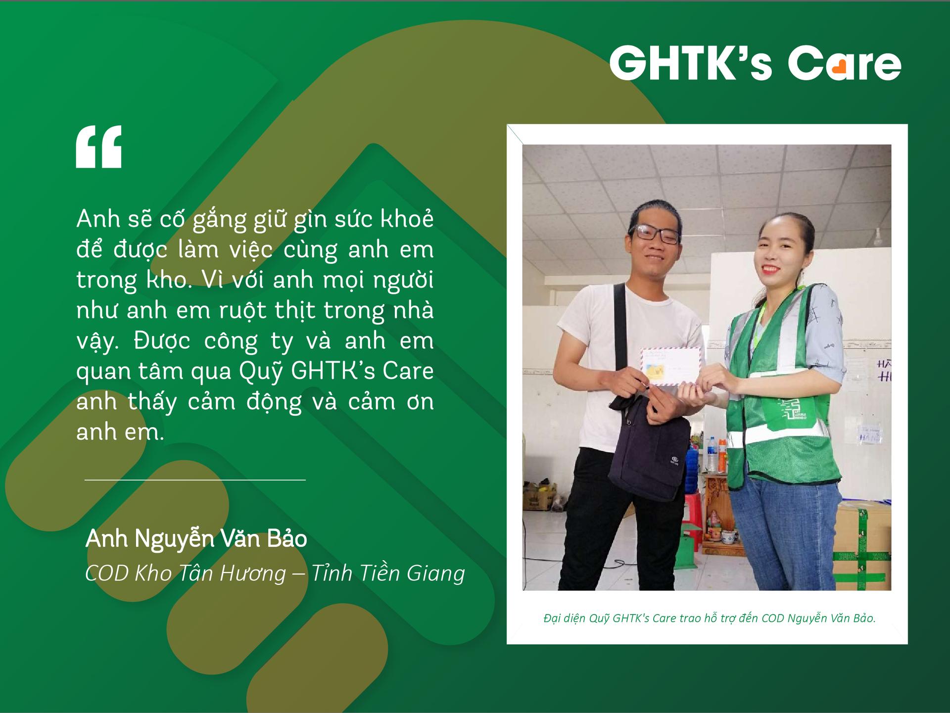 GHTK Care | Tinh thần kiên cường vượt lên tất cả của COD Nguyễn Văn Bảo