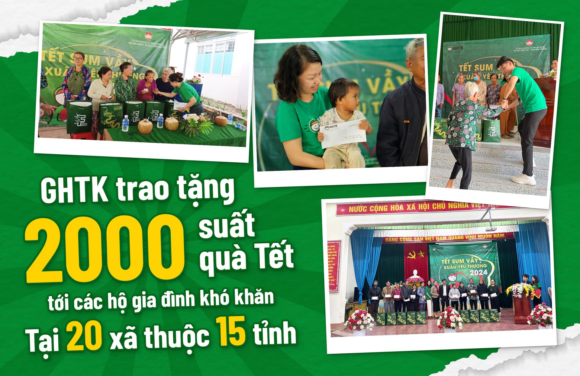 Hành trình chở Tết về với với 2000 hộ gia đình khó khăn trên cả nước trước thềm Xuân mới Giáp Thìn 2024