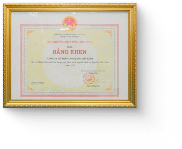 Bằng khen của Bộ Công Thương