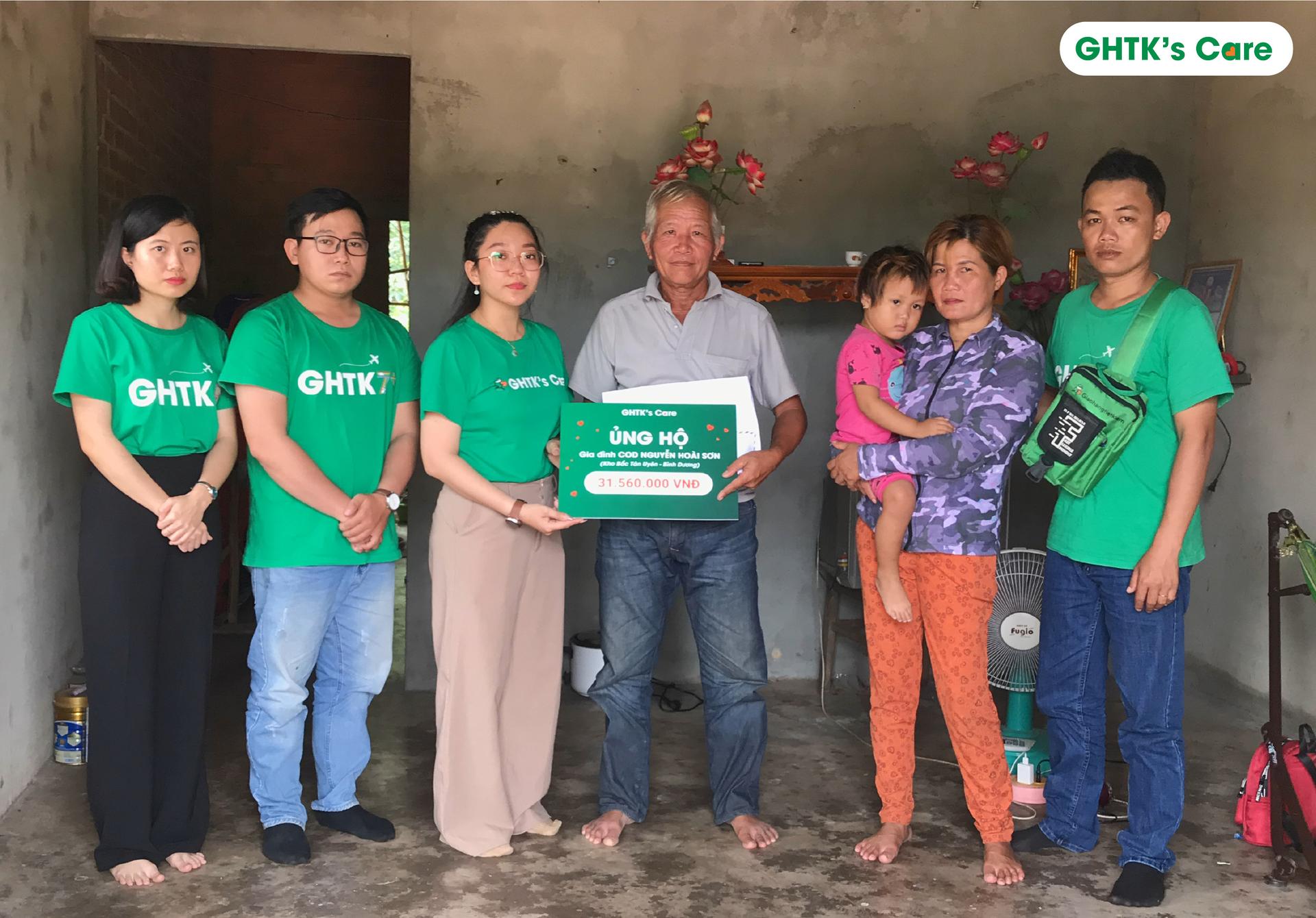 GHTK's Care | Hành trình trao yêu thương số 46: "Gia đình COD Nguyễn Hoài Sơn - Kho Bắc Tân Uyên - Bình Dương