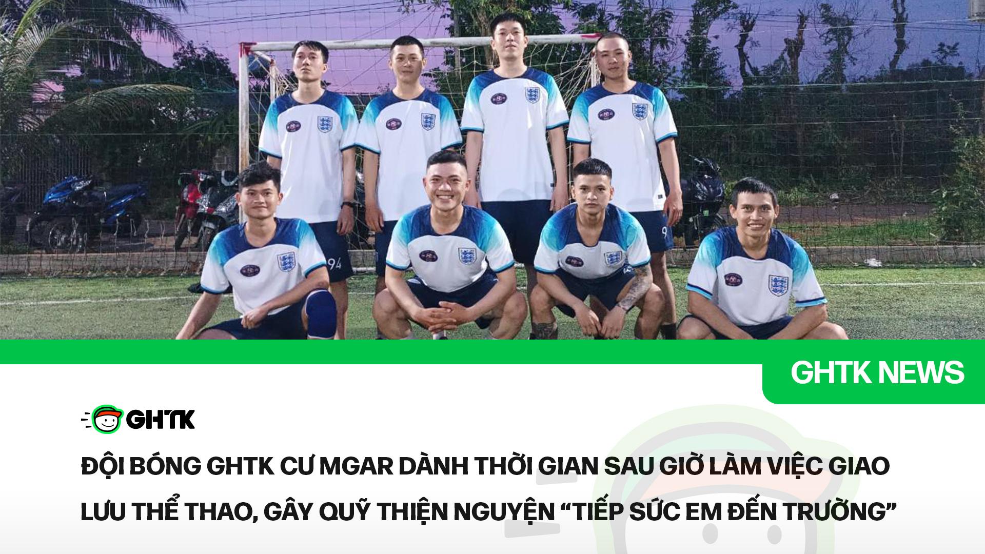 Đội bóng Cư Mgar tham gia thi đấu, gây quỹ thiện nguyện