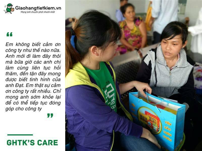 GHTK's Care | Đại gia đình GHTK hỏi thăm COD Nguyễn Quốc Đạt - Bến Tre