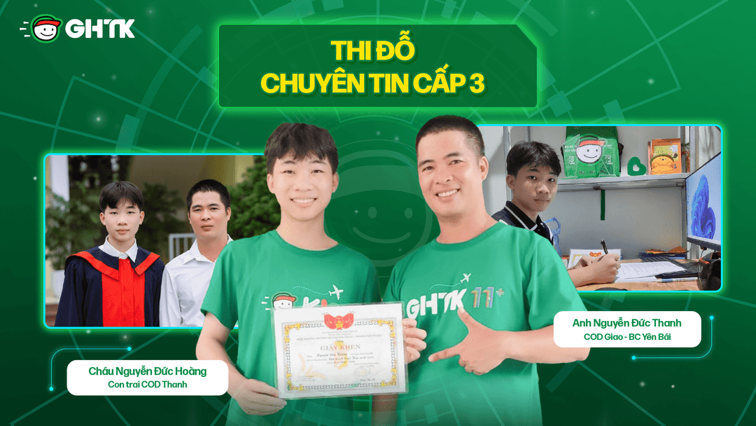 Thi đỗ chuyên tin cấp III – từng bước tiến gần hơn với ước mơ trở thành kỹ sư công nghệ thông tin – con trai COD Nguyễn Đức Thanh