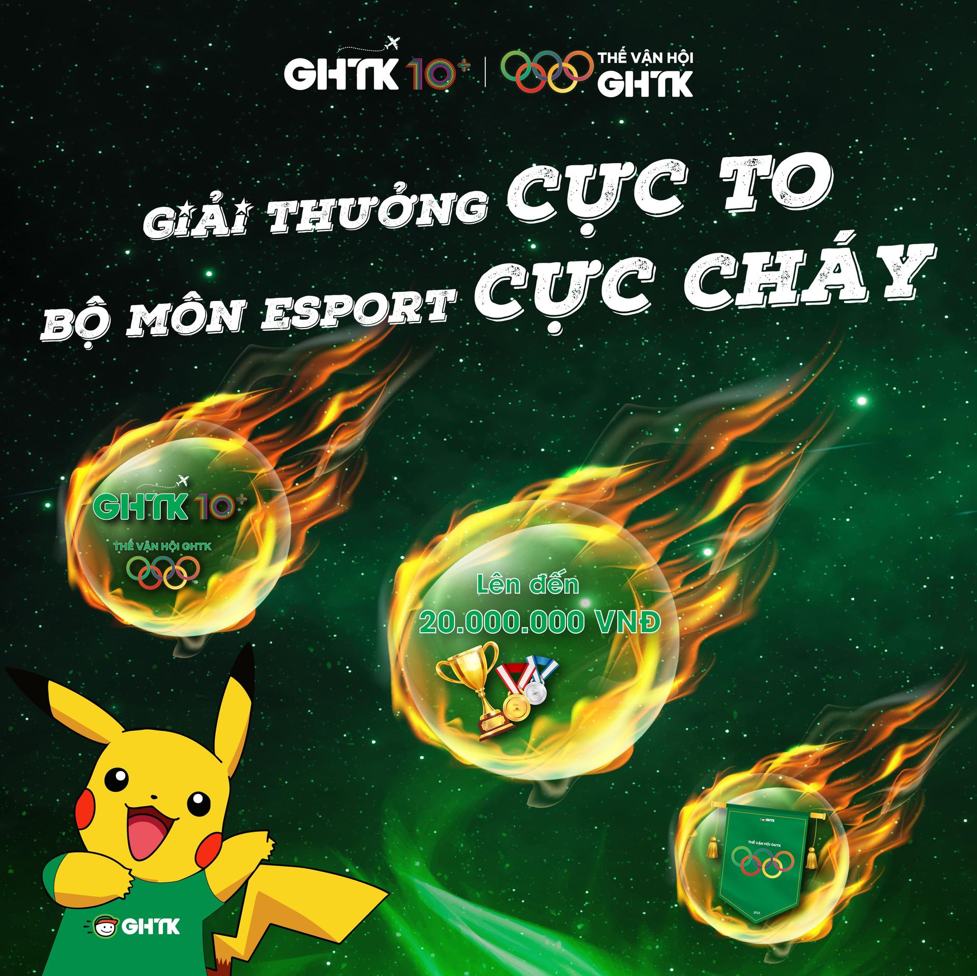 Giải thưởng cực to - bộ môn Esports cực cháy