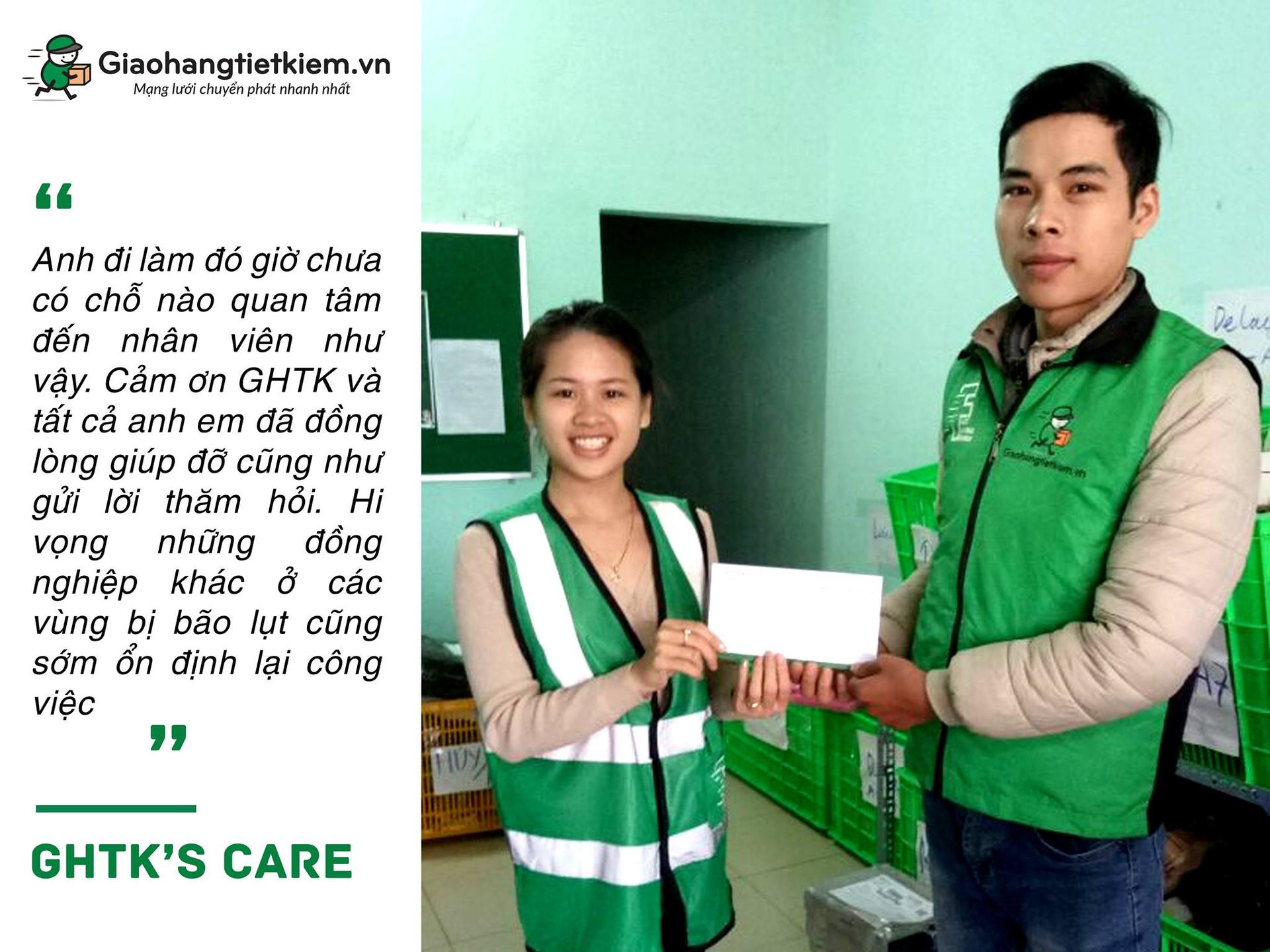 Đại diện Quỹ GHTK's Care thăm & hỗ trợ COD Triệu Thế Thụy - Bắc Kạn