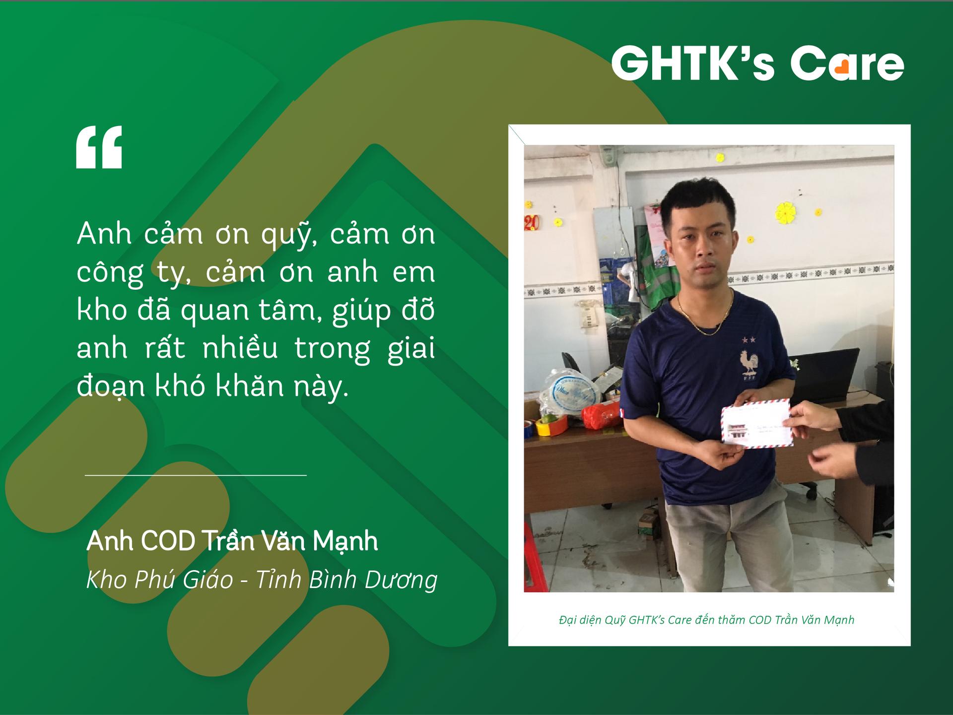 GHTK's Care | Tấm lòng của anh em cả nước dành cho COD Trần Văn Mạnh