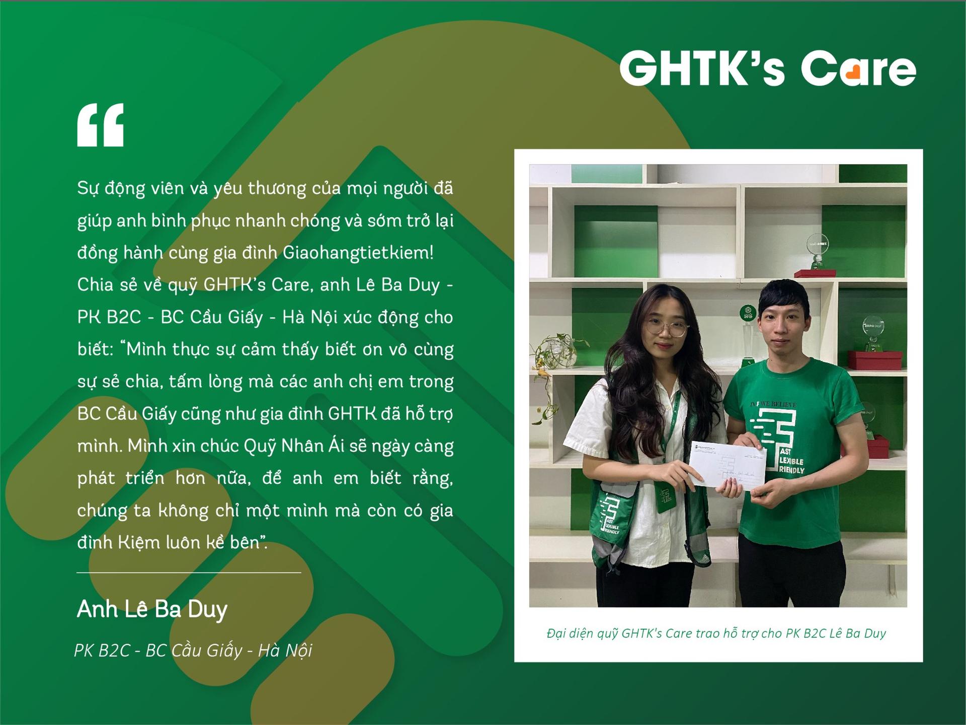 ?GHTK’s Care | Hạnh phúc ở trong những điều giản dị