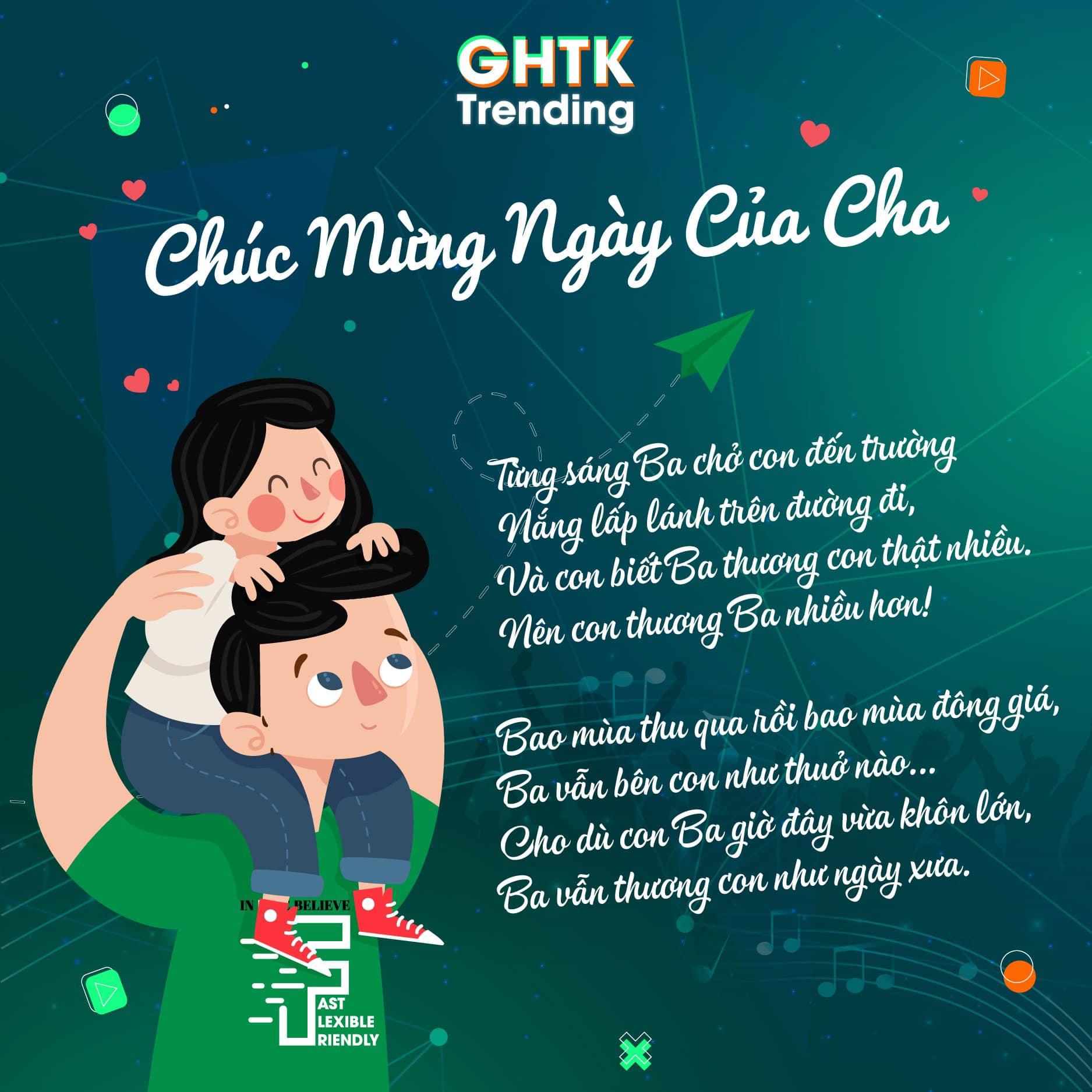 CHÚC MỪNG NGÀY CỦA CHA 20/06/2021