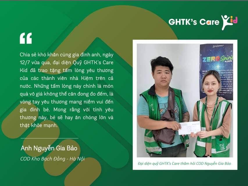 GHTK’s Care Kid | Hạnh phúc khi thấy con cười