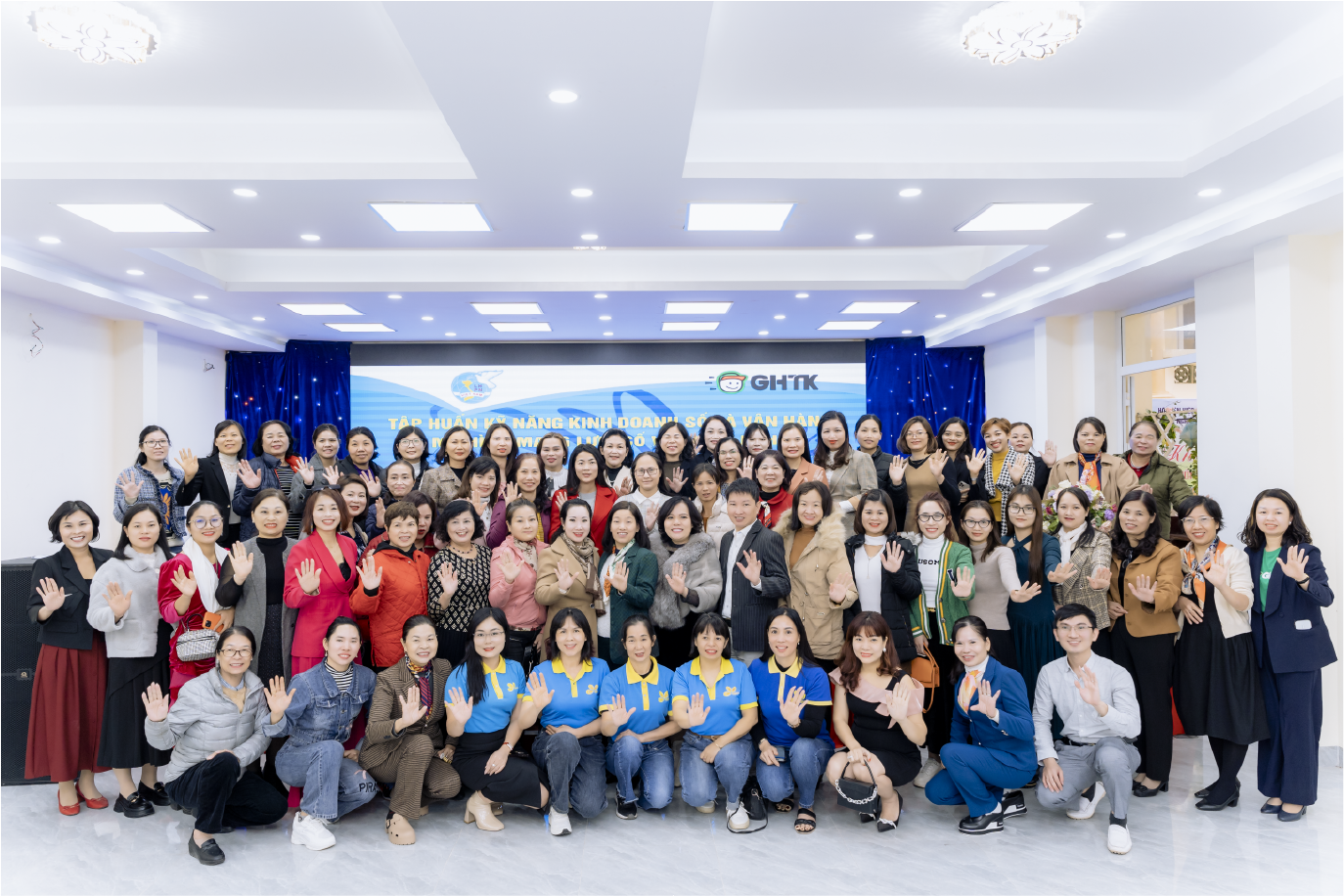 GHTK cùng Hội LHPN Việt Nam tổ chức chương trình tập huấn Phụ nữ khởi nghiệp.